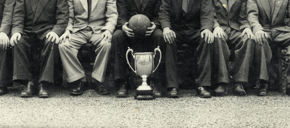 Con Magee's Glenravel, senior league winners 1956/1957, team trophy