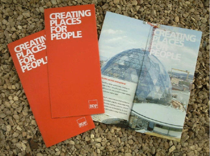 BDP, Creating Places for People, mini brochure