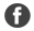 Facebook logo roundal, light grey.