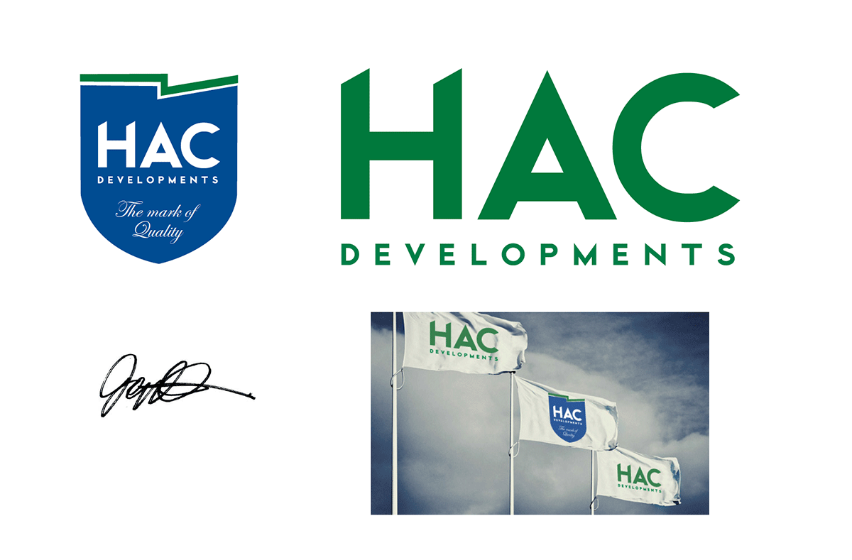 HAC Developments, quality mark, site flags.