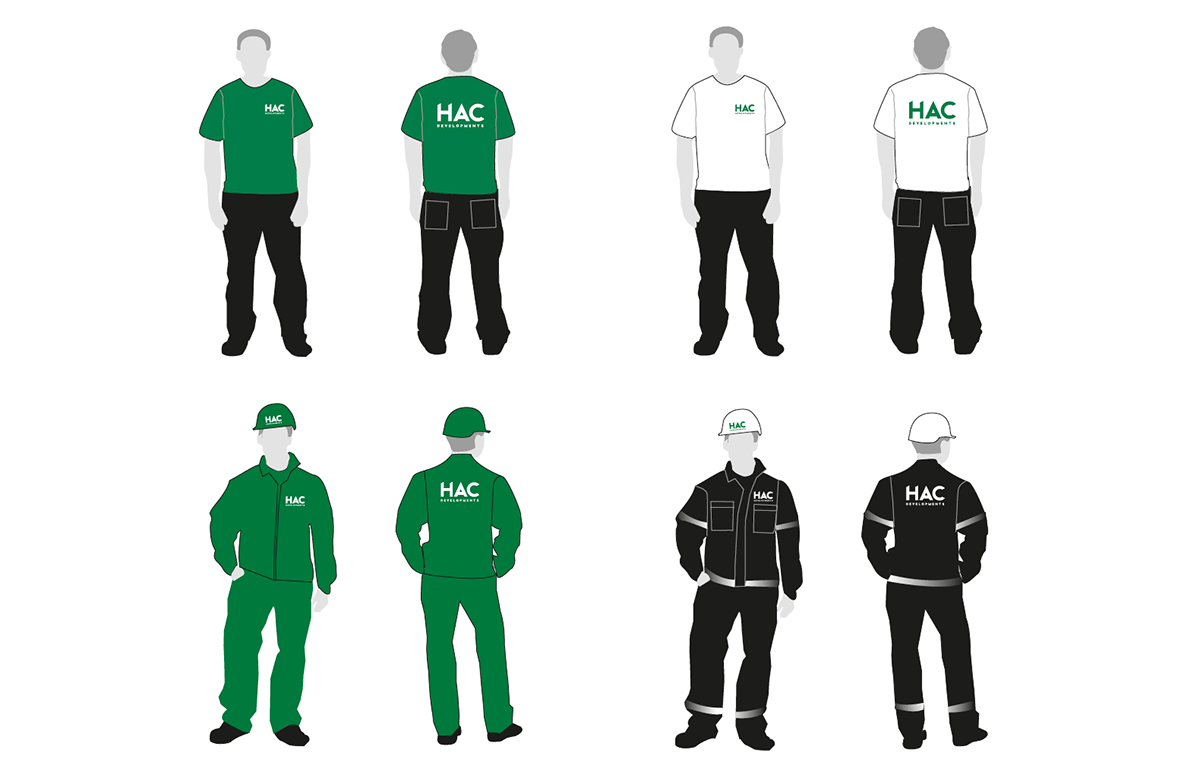 HAC Developments, staff uniforms.