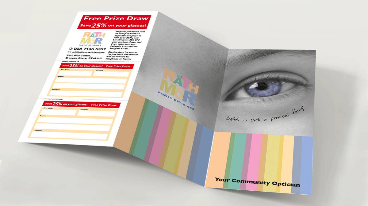 Rath Mor Family Opticians information leaflet