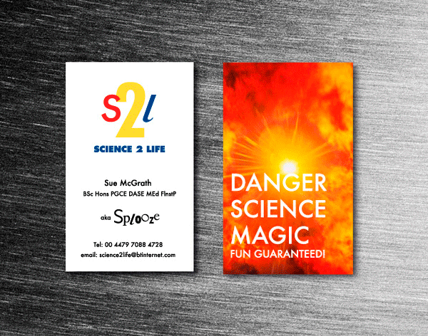 Science 2 Life, business cards